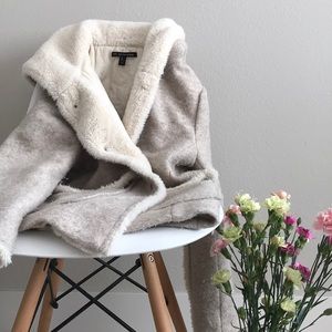 Zara faux fur coat